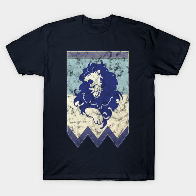 Three Houses Blue Lions Banner Emblem T-Shirt by StebopDesigns